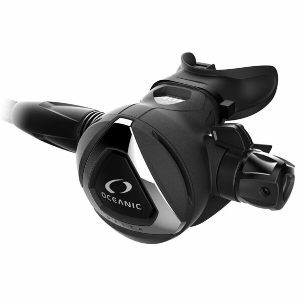 Oceanic Delta 6 Black Dive Regulator - Scuba Diving Gear Diversworld Cairns Australia