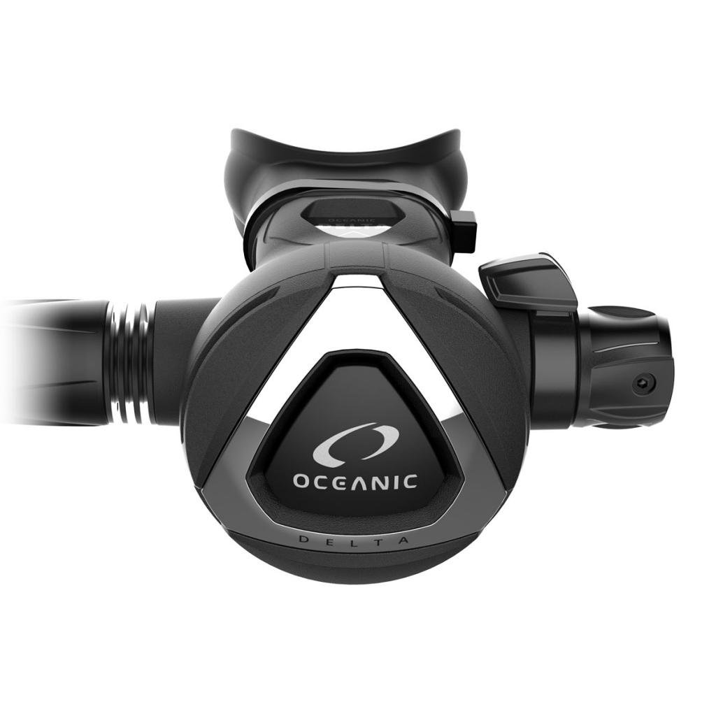 Oceanic Delta 6 Black Dive Regulator - Scuba Diving Gear Diversworld Cairns Australia