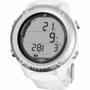 Oceanic Geo 4.0 Dive Computer - Scuba Diving Gear Diversworld Cairns Australia - White