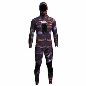 Ocean Hunter Seaskin Flare 2mm Wetsuit Camouflage - Diversworld Spearfishing Scuba Diving Equipment Commercial Dive Gear Shop Cairns Australia