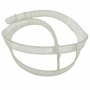 Replacement Mask Strap Transparent Silicone Detail - Diversworld Spearfishing Freediving Gear Cairns Australia