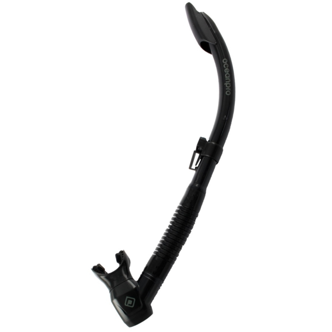 Ocean Pro Typhoon 2 Snorkel Black - Diversworld Spearfishing Scuba Diving Online Shop Cairns Australia