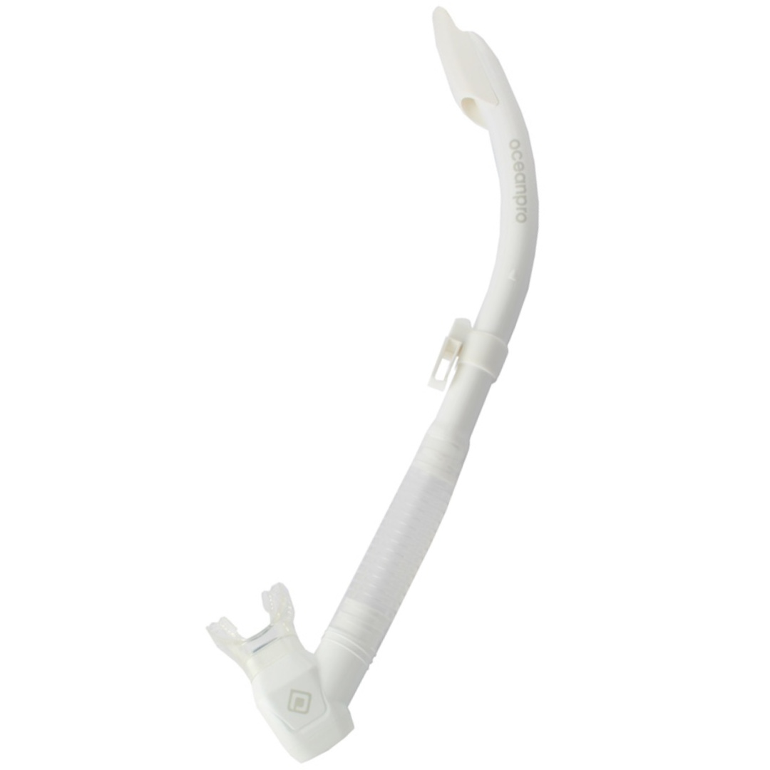 Ocean Pro Typhoon 2 Snorkel White - Diversworld Spearfishing Scuba Diving Online Shop Cairns Australia