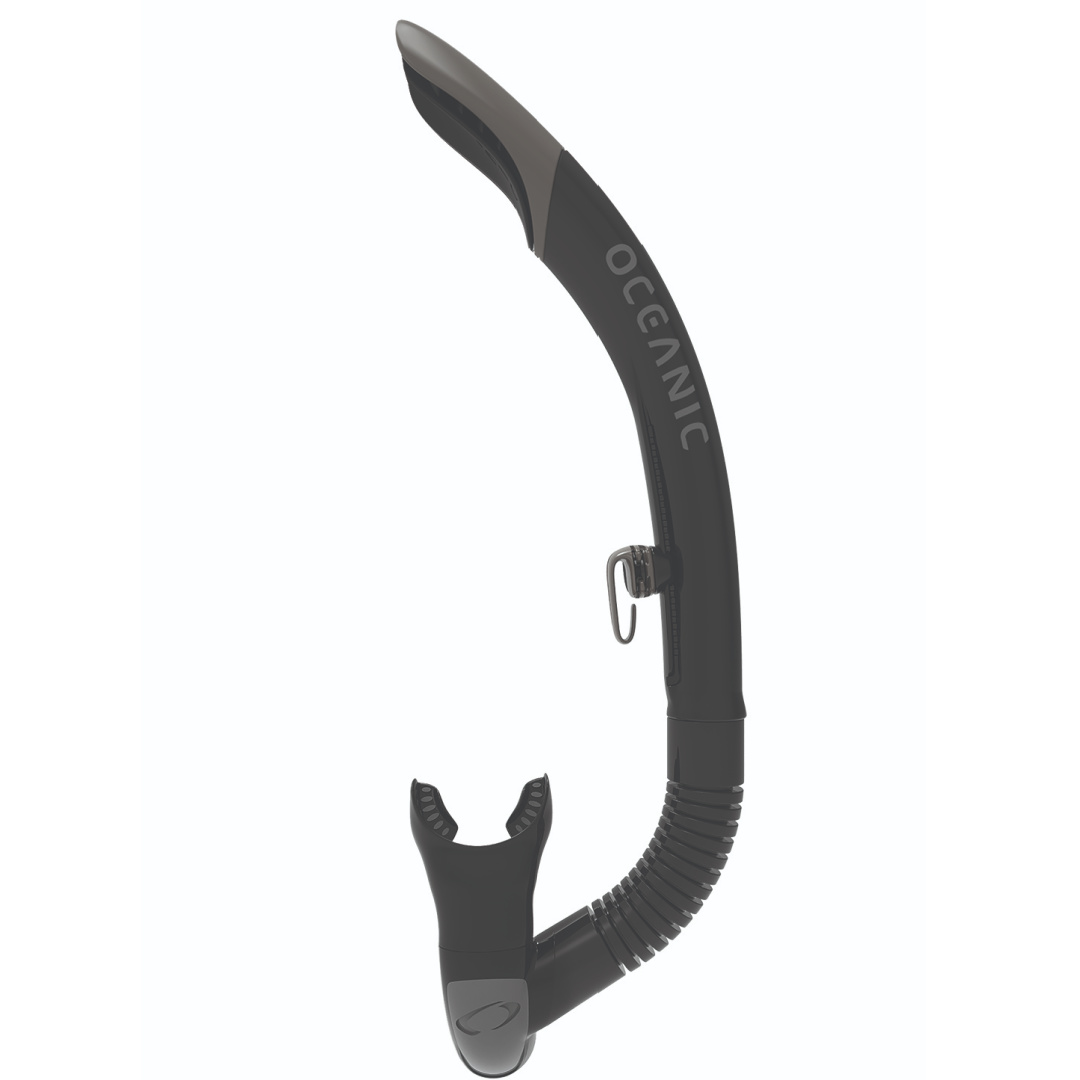 Oceanic Ultra SD Snorkel Black Titanium - Diversworld Spearfishing Scuba Diving Online Shop Cairns Australia