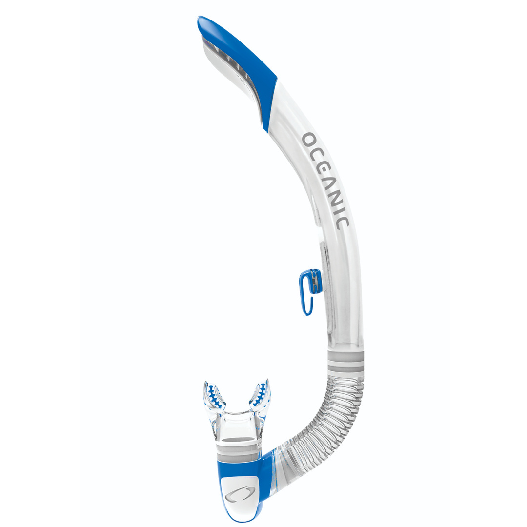 Oceanic Ultra SD Snorkel Clear Blue - Diversworld Spearfishing Scuba Diving Online Shop Cairns Australia