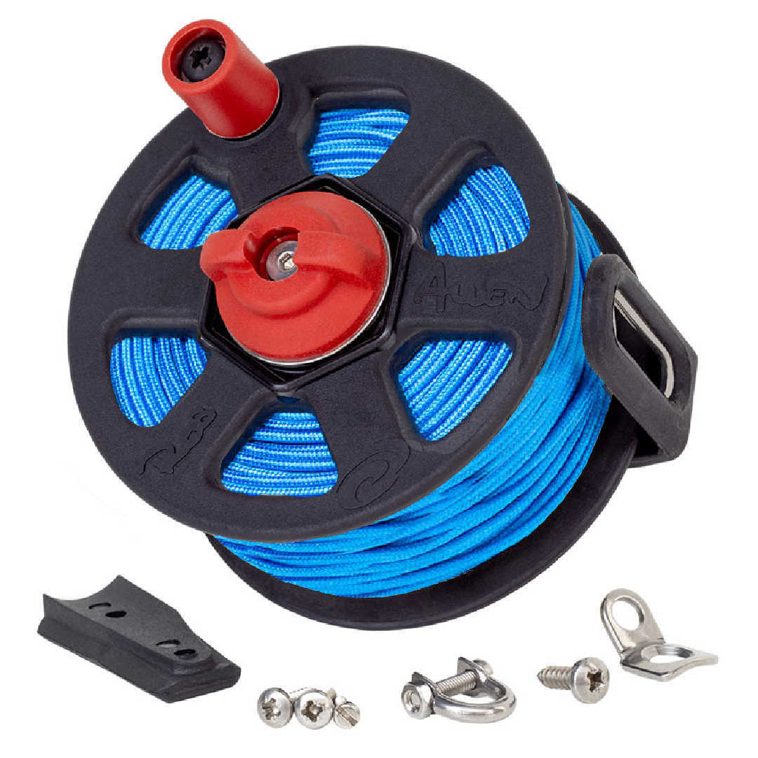 Rob Allen Vecta Reel w Ant Line Blue 60m - Diversworld Spearfishing Gear Online Store