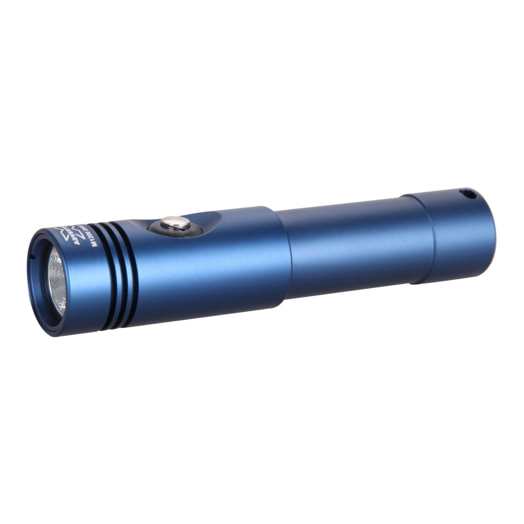 X-Adventurer M1200 Dive Torch - Blue - Diversworld Scuba Diving Gear Online Store