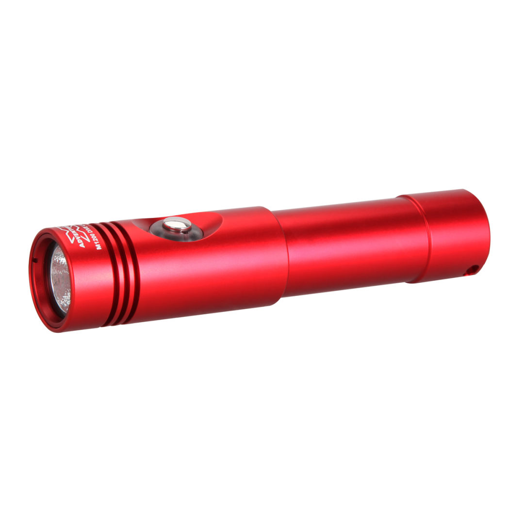 X-Adventurer M1200 Dive Torch - Red - Diversworld Scuba Diving Gear Online Store